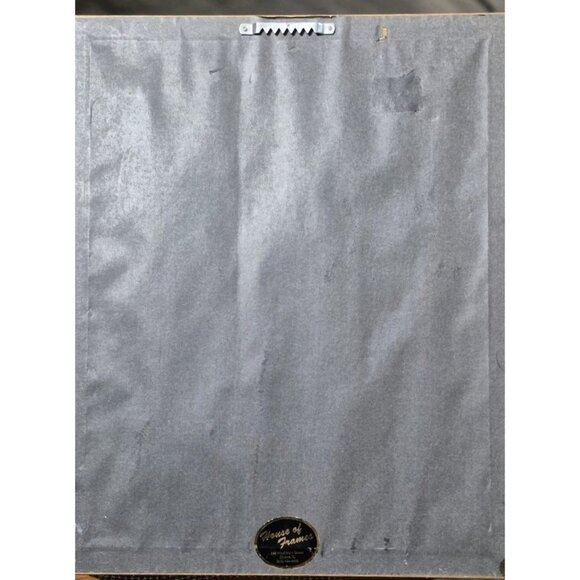 Vintage Hummel Finished Cross Stitch Professionally Framed Art Girl in a Tree - Picture 5 of 6